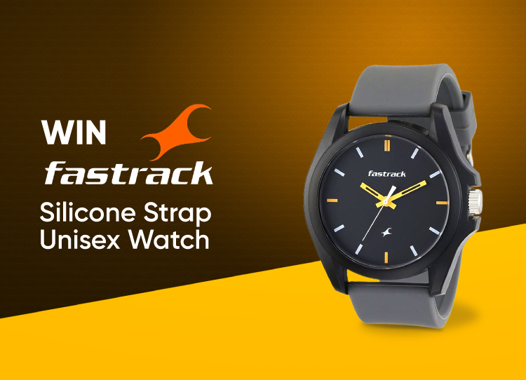 Online Contest, free online Contest platform, Contest online free, Fastrack Silicon Strap Unisex Watch