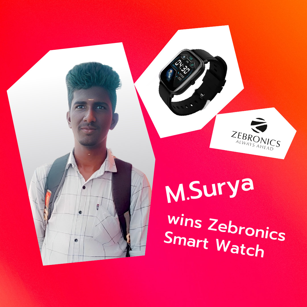 play and win prizes online contest platform winner m surya