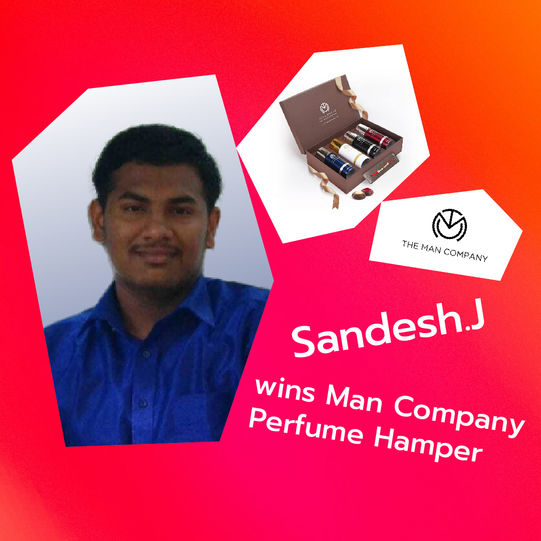 online contest in india  winner post sandesh j