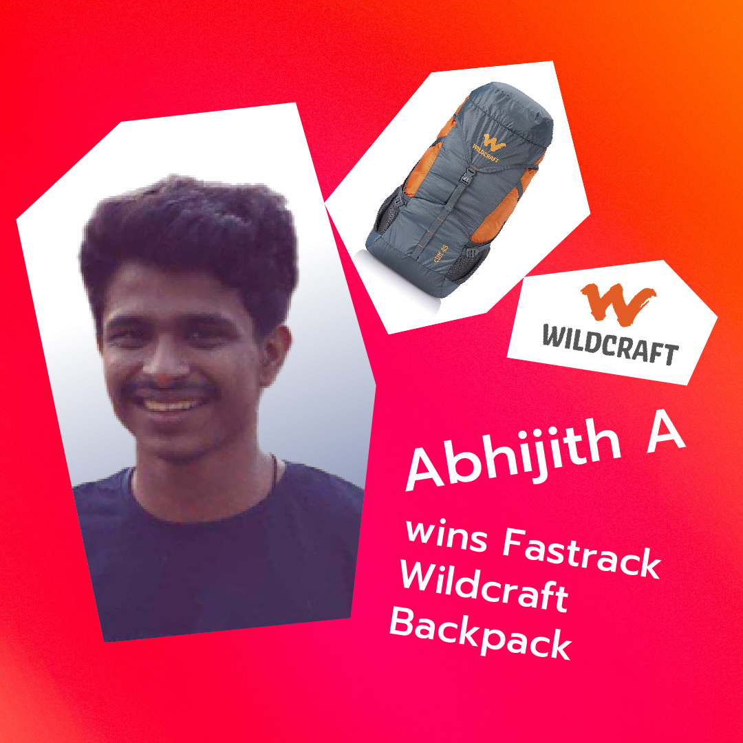 online contest in india winner post abhijith a