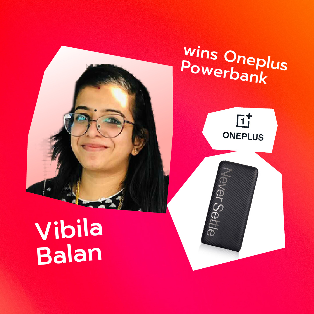 online contest in india winner post vibila balan